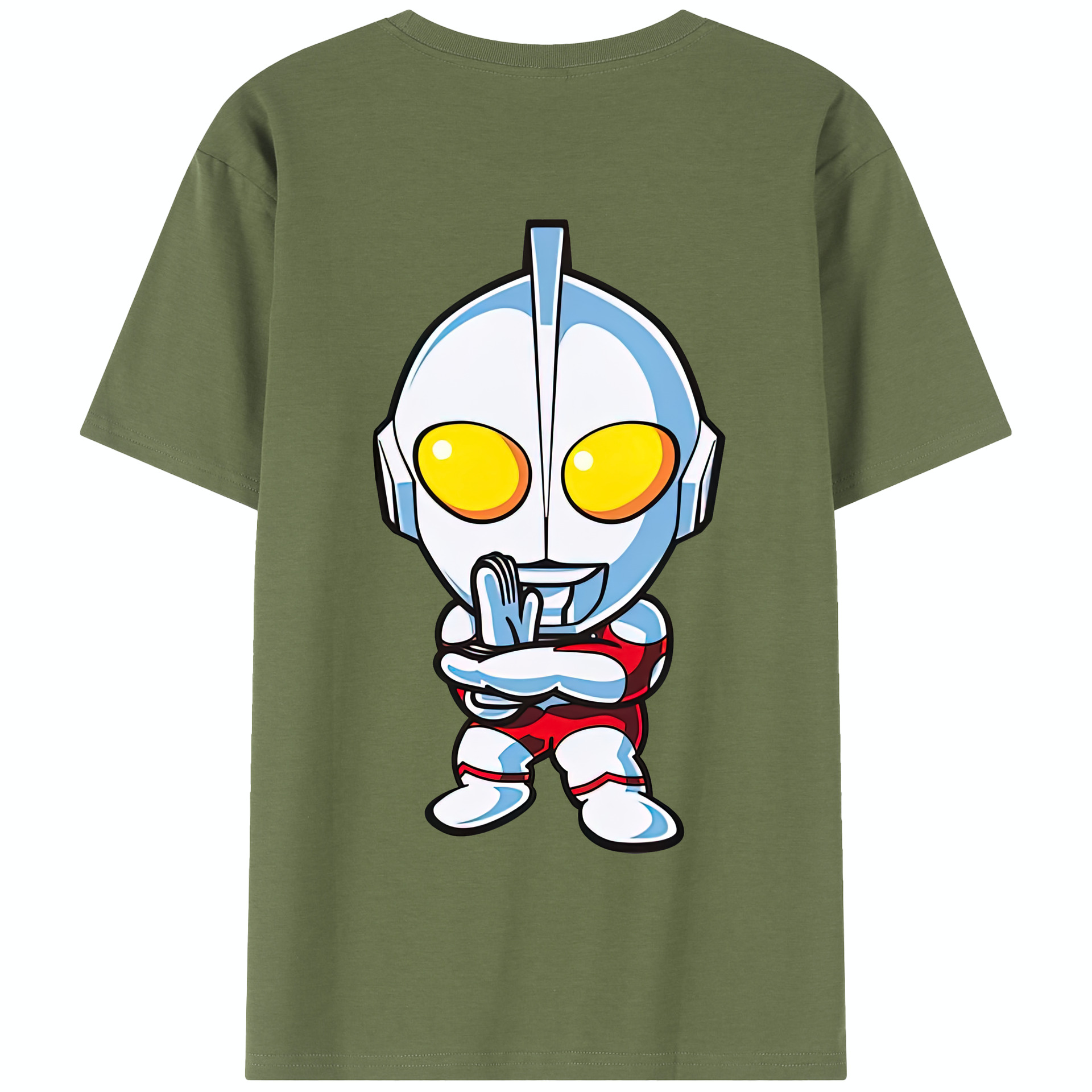 （画像用） ウルトラマン Ultraman 綿100％半袖Tシャツ（背面プリント）